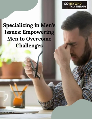 specializing in men s issues empowering