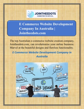 the top australian e commerce website creation