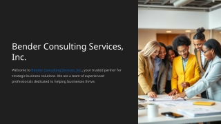 bender consulting services inc