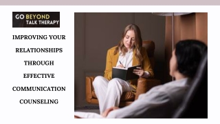 Improve Your Relationships with Communication Counseling