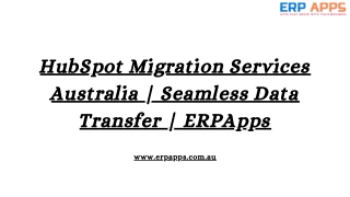 hubspot migration services australia seamless