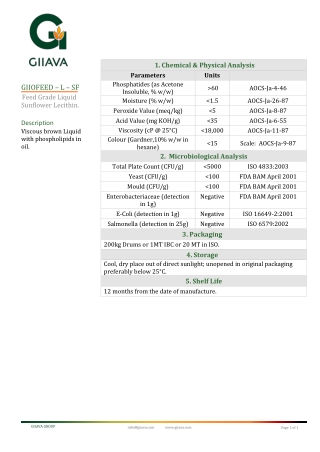 De-oiled lecithin - giiava.com