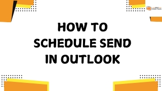 How to Schedule Send in Outlook