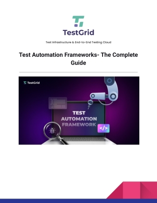 test infrastructure end to end testing cloud
