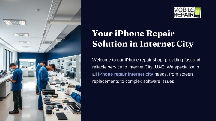 your iphone repair solution in internet city