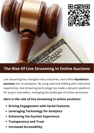 the rise of live streaming in online auctions