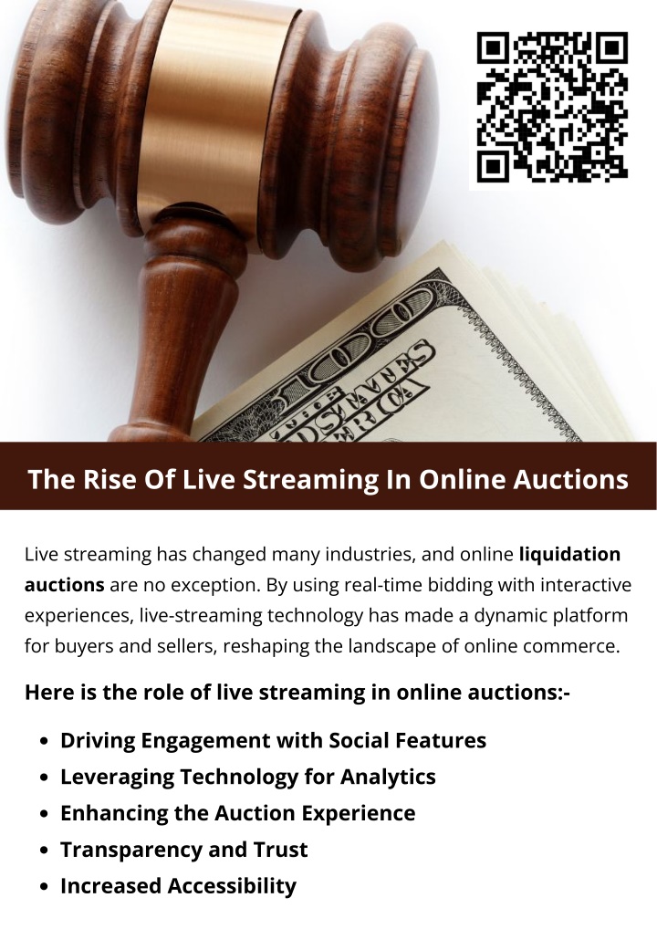 the rise of live streaming in online auctions