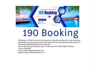 190 booking