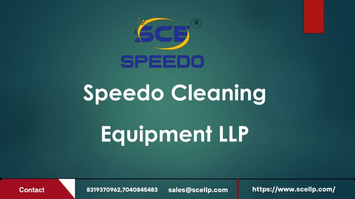 speedo cleaning equipment llp