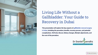 Gallbladder Removal Dubai: Your Recovery Essentials