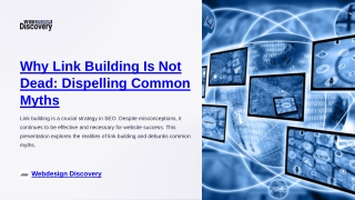 Why Link Building Is Not Dead: Dispelling Common Myths