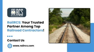 RailRCS Your Trusted Partner Among Top Railroad Contractors!