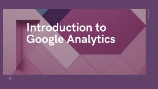 introduction to google analytics