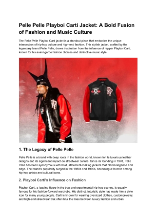 pelle pelle playboi carti jacket
