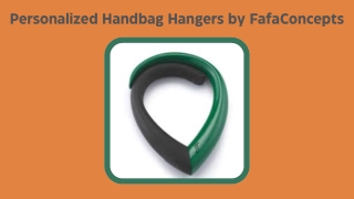 personalized handbag hangers by fafaconcepts