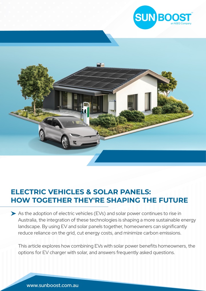 electric vehicles solar panels how together they