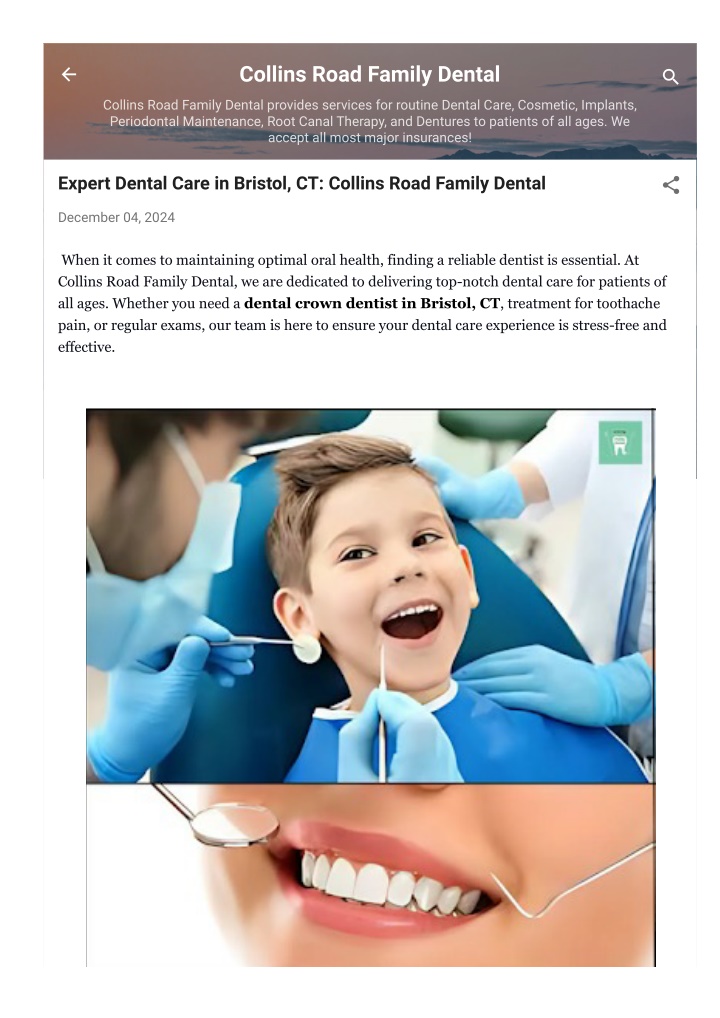 collins road family dental