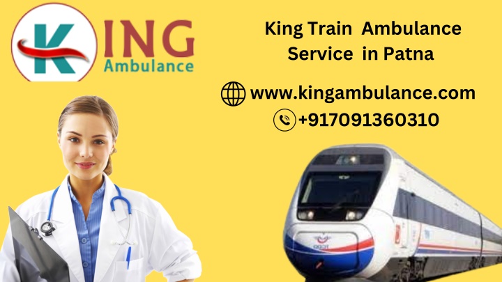 king train ambulance service in patna