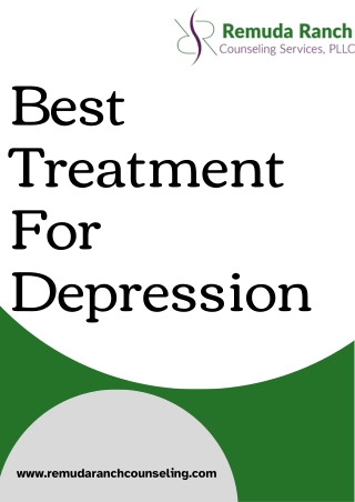Get Depression Treatments to Improve Your Mental Health