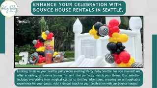 Picture Perfect Bounce House Rentals in Seattle | Party Baby Seattle