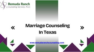 Get Trusted Marriage Counseling in Texas to Strengthen Your Relationship