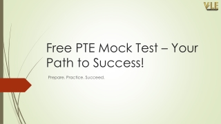 free pte mock test your path to success