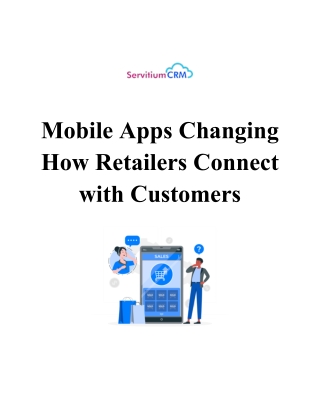 Mobile Apps Changing How Retailers Connect with Customers