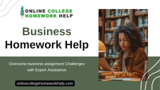 business homework help