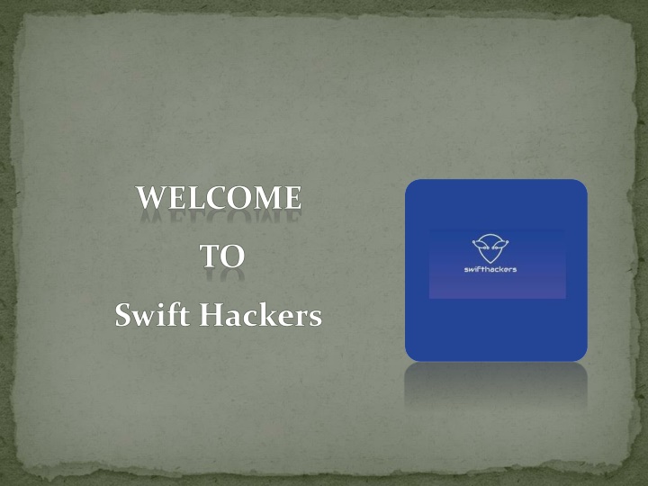 welcome to swift hackers