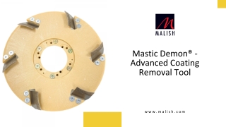 Mastic Demon® - Advanced Coating Removal Tool by The Malish Corporation