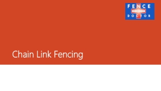 Chain Link Fencing