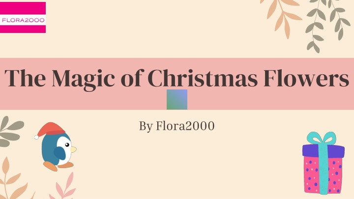 the magic of christmas flowers