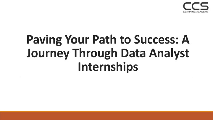 paving your path to success a journey through data analyst internships