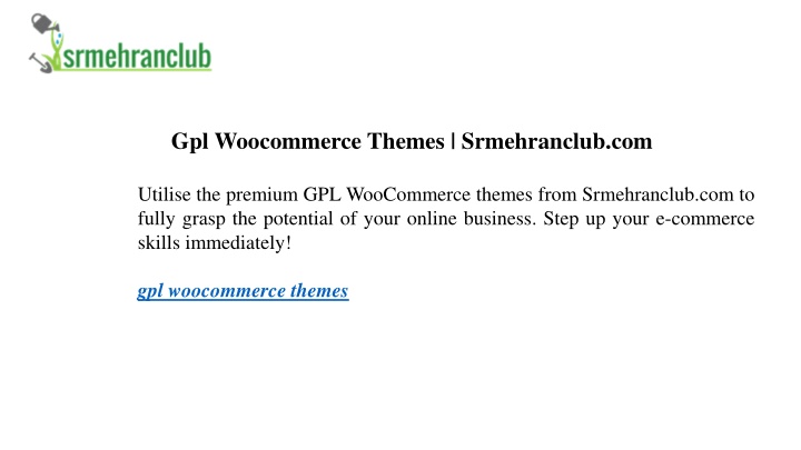 gpl woocommerce themes srmehranclub com