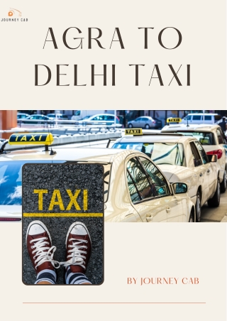 Agra to Delhi Taxi