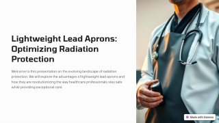 lightweight lead aprons optimizing radiation