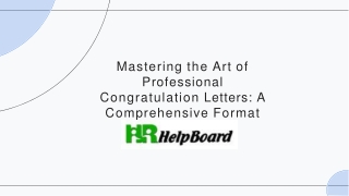 mastering the art of professional congratulation letters a comprehensive format guide
