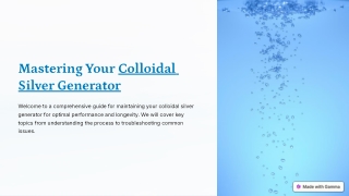 Mastering-Your-Colloidal-Silver-Generator