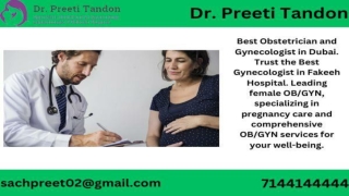 Obstetrician And Gynecologist In Dubai