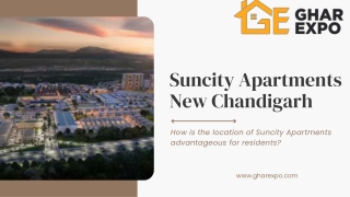 How is the location of Suncity Apartments advantageous for residents?