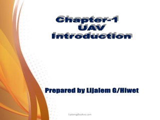 #1 UAV Chapter_1 Introduction