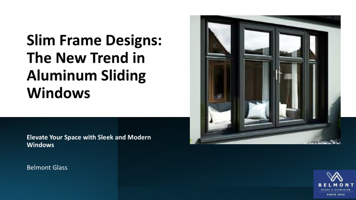 slim frame designs the new trend in aluminum sliding windows