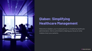 Qiaben-Simplifying-Healthcare-Management