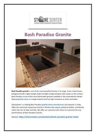 Bash Paradiso Granite