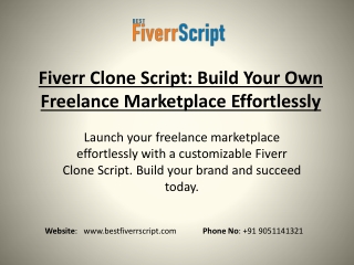 fiverr clone script build your own freelance marketplace effortlessly