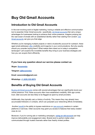 Potential Uses for Buy Old Gmail Accounts .pdf