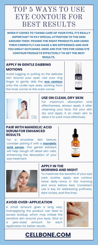top 5 ways to use eye contour for best results