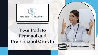 Pre-med Coaching for High School Students - New Results Coaching