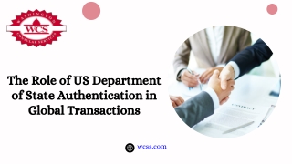 the role of us department of state authentication
