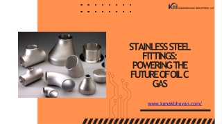 Stainless Steel pipe Fittings Powering the Future of Oil & Gas